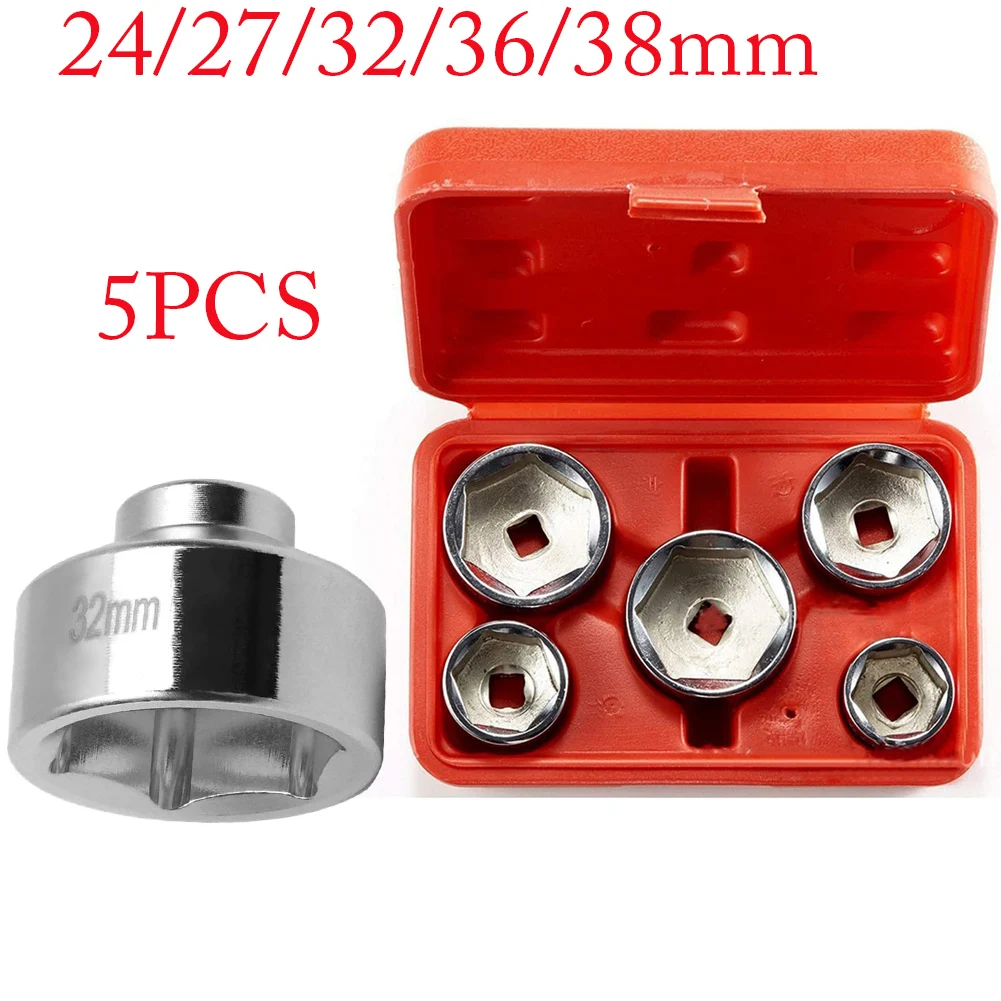 Oil Filter Wrench - 5 adet yağ filtresi kapağı anahtarı