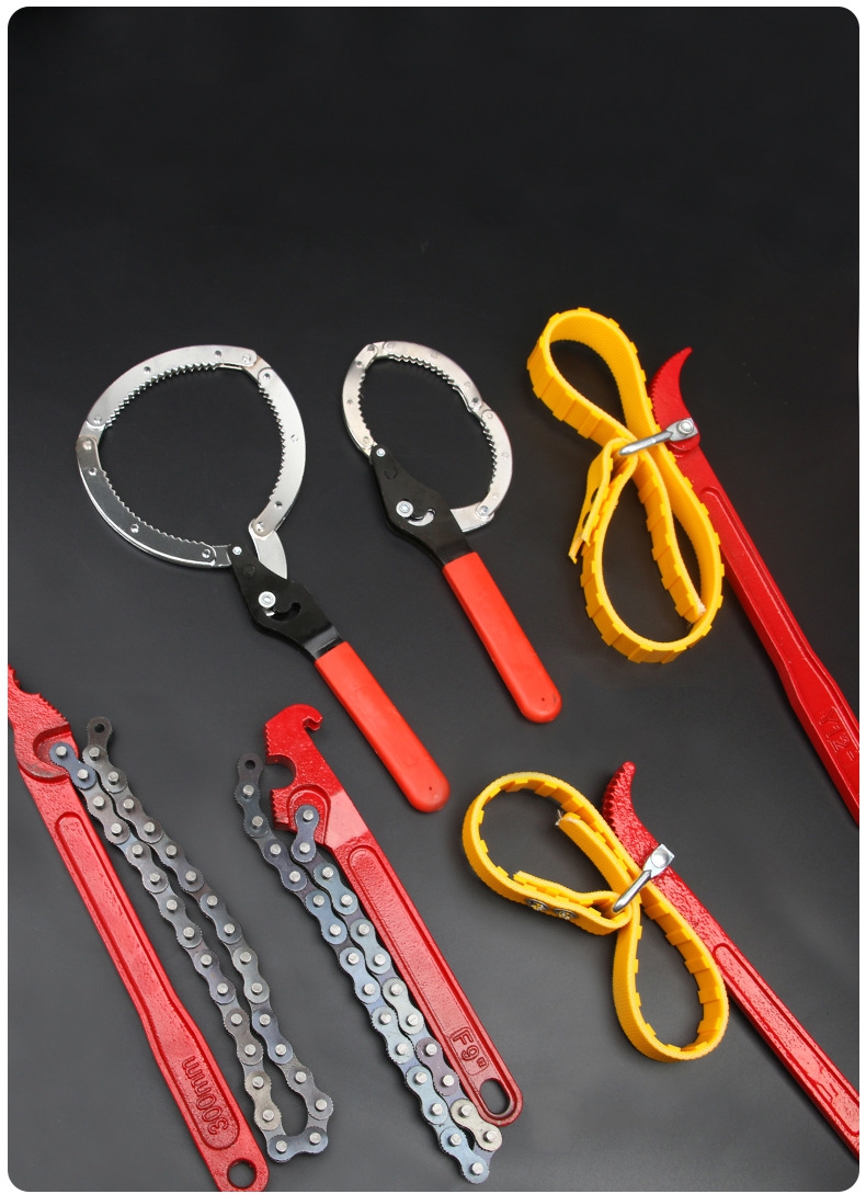 Oil Filter Wrench - Ayarlanabilir Kayış Yağ Filtresi Kemer Anahtarı