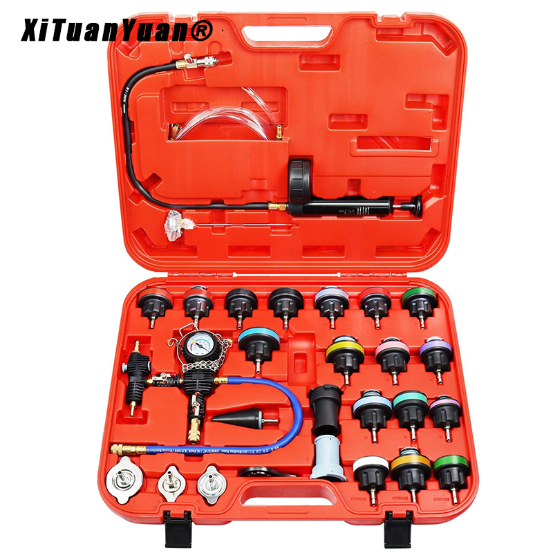 Radiator Pressure Tester - 28 adet araba evrensel radyatör basınç