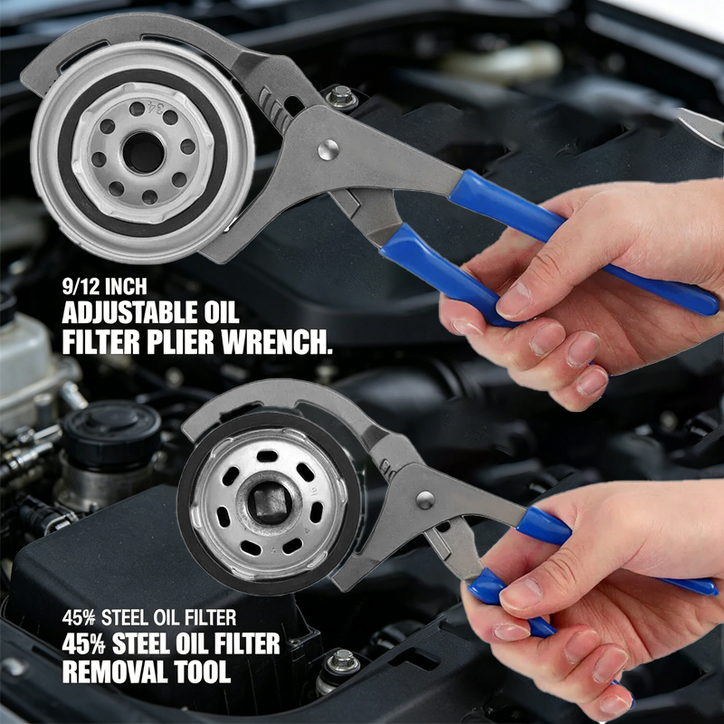Oil Filter Wrench - 1 adet 9/12