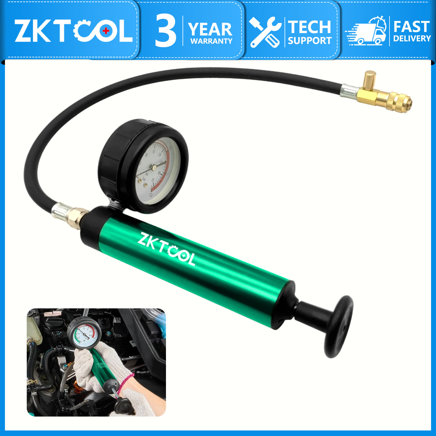 Radiator Pressure Tester - Alüminyum Araba Soğutma Sistemi Radyatör Basınç
