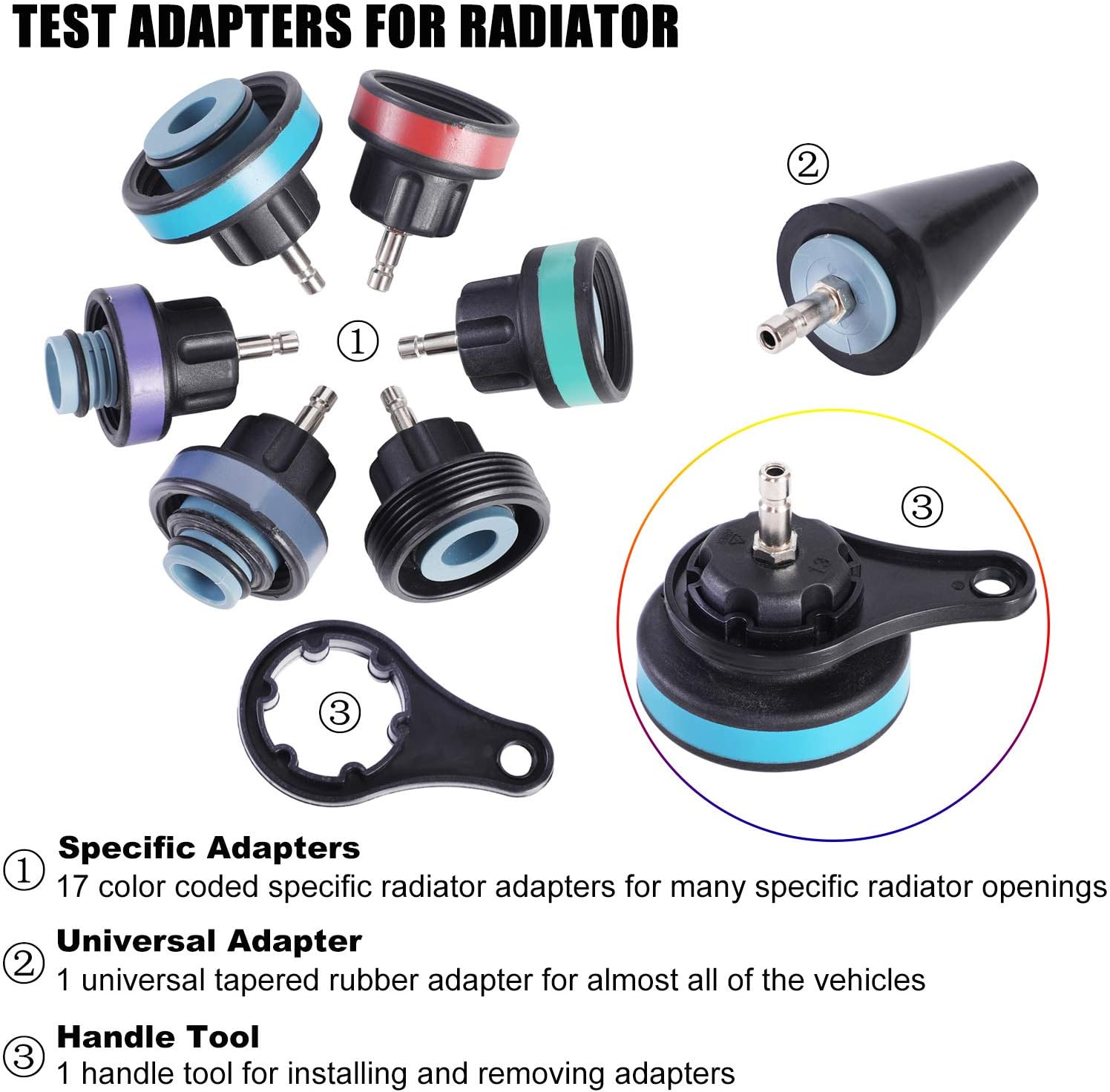 28 Parça Evrensel Radyatör Bas - Radiator Pressure Tester incelemesi ve fiyatı