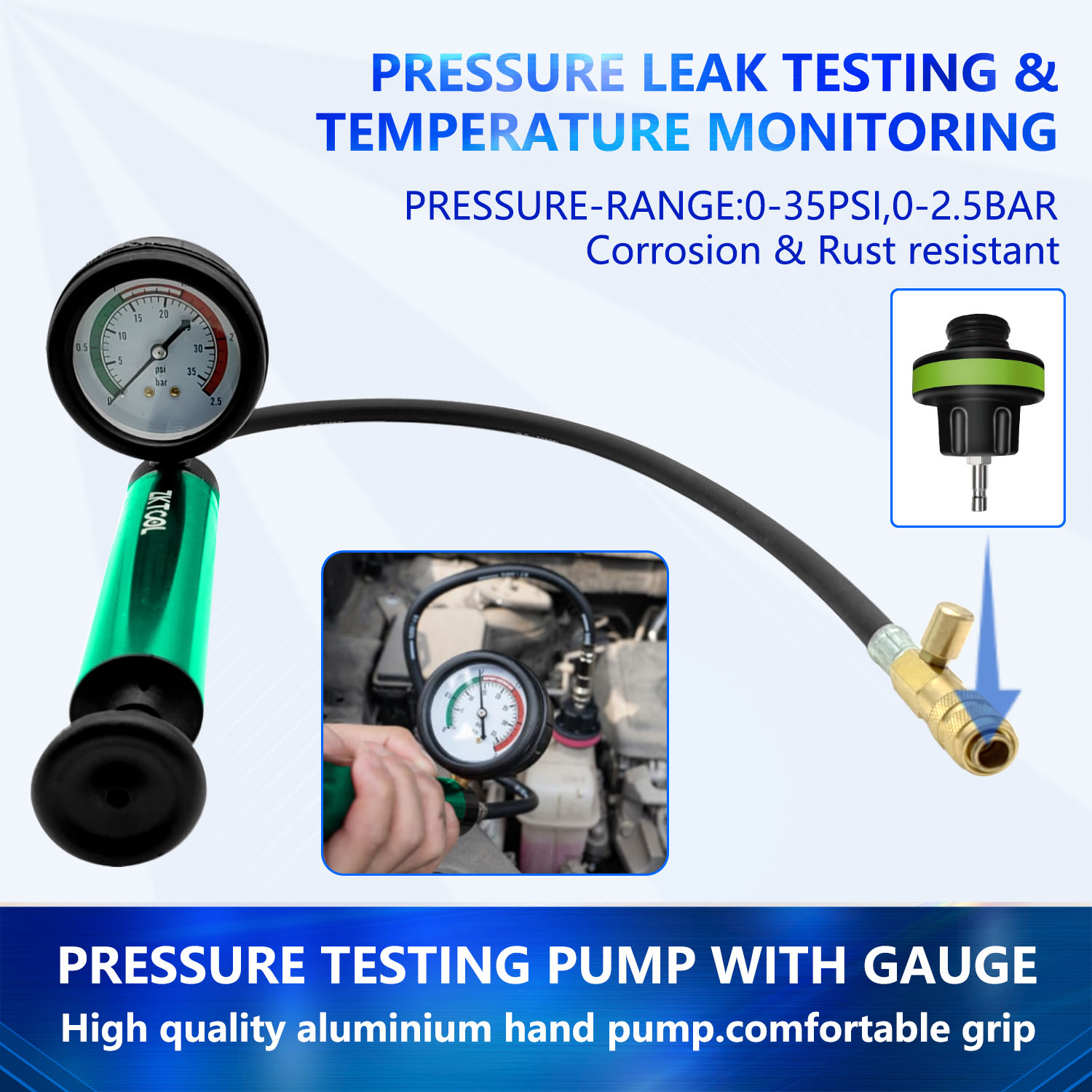 Alüminyum Araba Soğutma Sistem - Radiator Pressure Tester incelemesi ve fiyatı