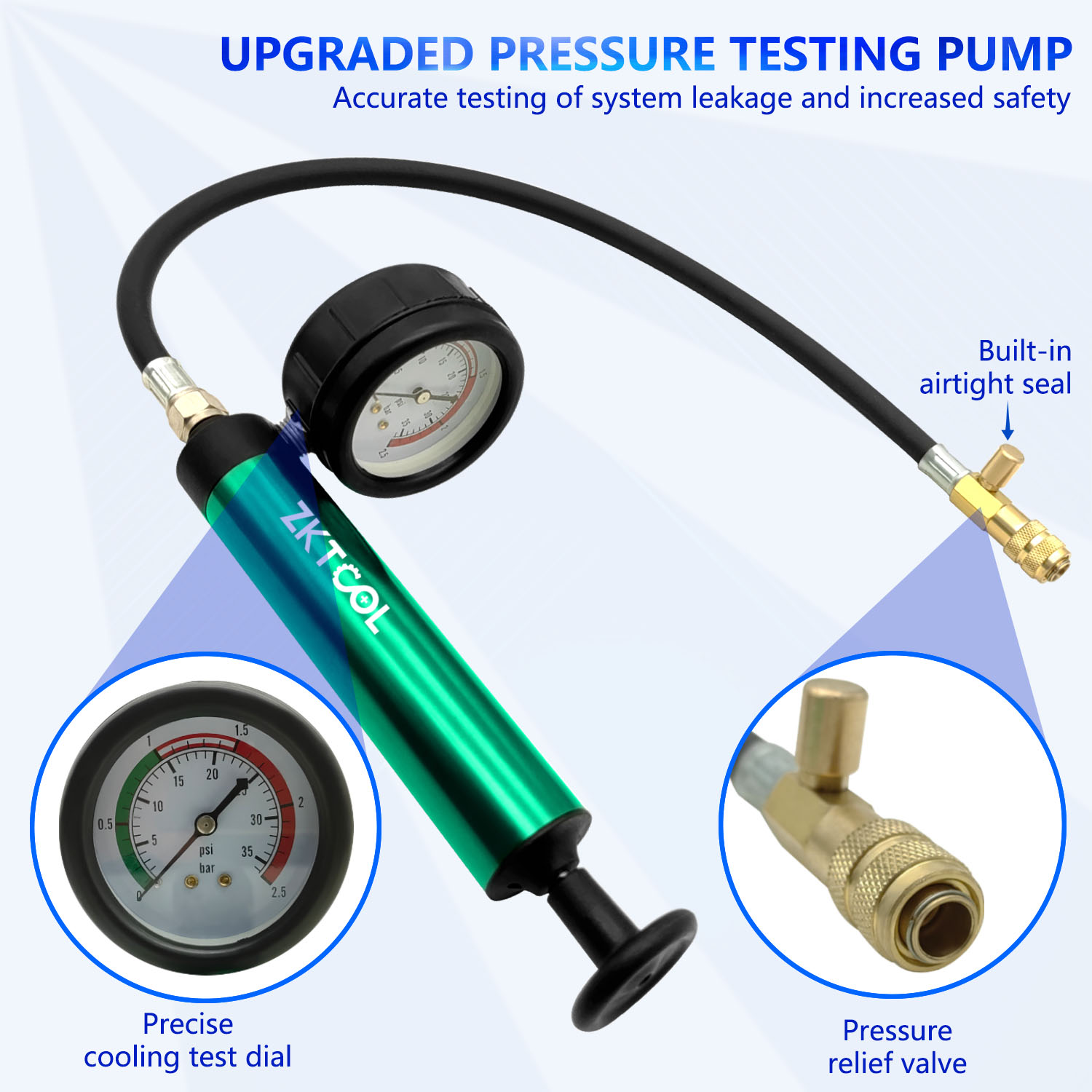 Alüminyum Araba Soğutma Sistem - Radiator Pressure Tester incelemesi ve fiyatı